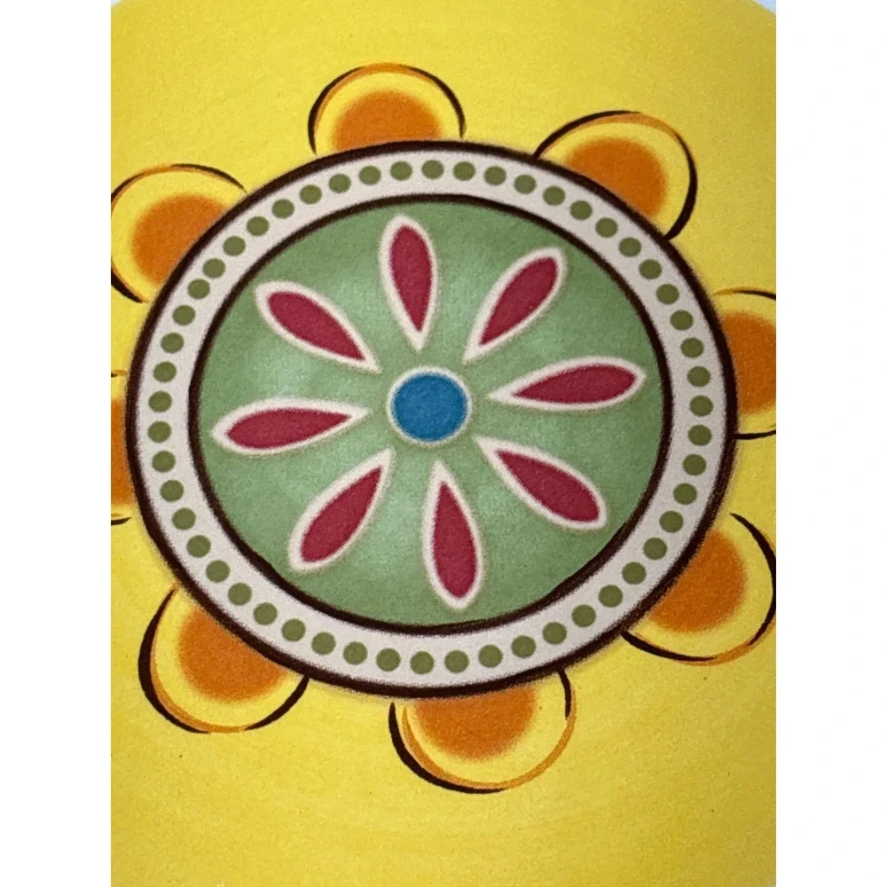 Pier 1 Mexicali Ironstone Dinner Plate Set of 2 Multi-Color Floral 10.75 in Boho